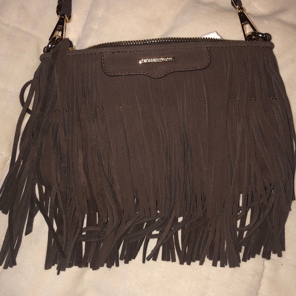 rebecca minkoff dark brown crossbody bag
